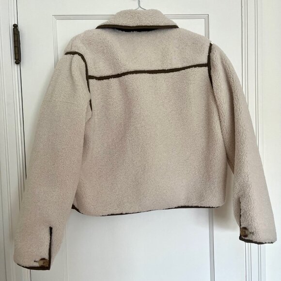 Blank NYC Cream and Green Jacket - Picture 12 of 14